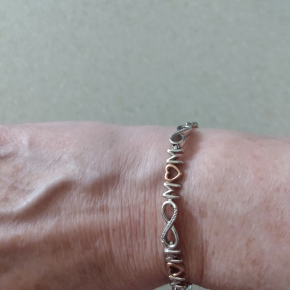 Diamond Infinity MOM Bolo Bracelet - Picture 8 of 9